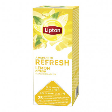 Thé Noir Lipton Citron - 6 boites - 150 sachets