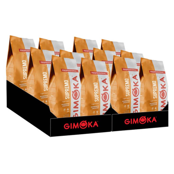 Café en Grains Gimoka Supremo - 12 paquets - 12 Kg