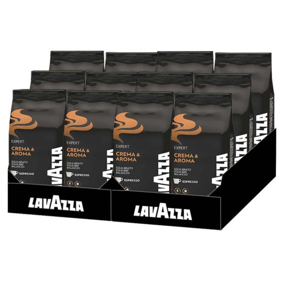 Café en Grains Lavazza Crema & Aroma - 12 paquets - 12 Kg