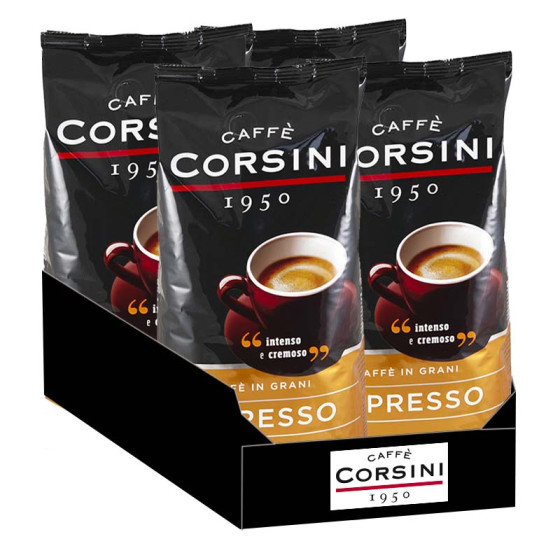 Café en Grains Caffè Corsini Espresso - 4 paquets - 4 Kg
