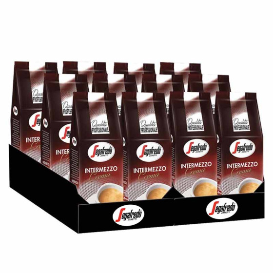 Café en Grains Segafredo Intermezzo Crema - 12 paquets - 12 Kg