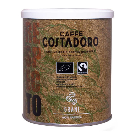 Café en Grains Bio Costadoro Respecto - Boite Métal - 250 gr