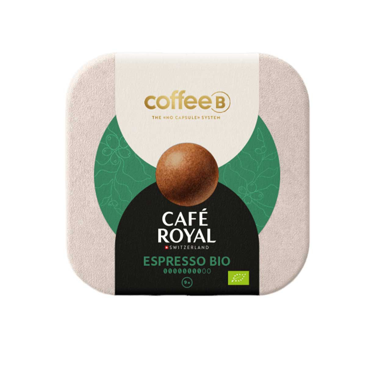 Machine CoffeeB - Noire - 54 boules de café offertes - Café Royal
