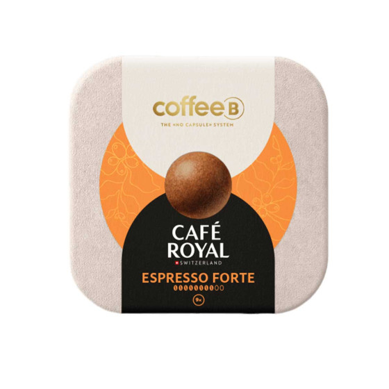 Dosette de café CoffeeB Café Royal Espresso Forte - 9 boules de café