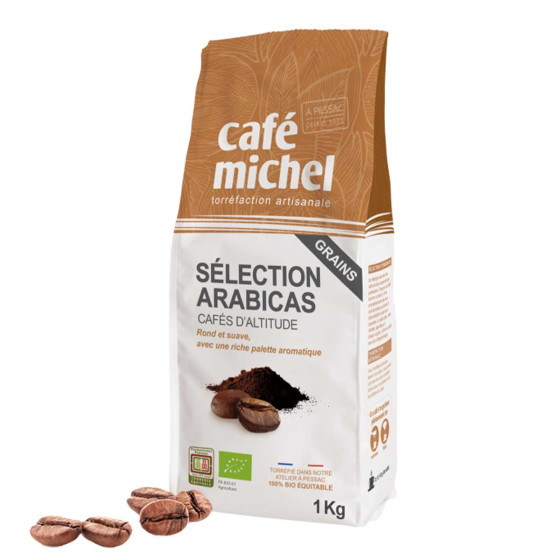 Café en Grains Bio Café Michel Sélection Arabicas - 6 paquets - 6 kg