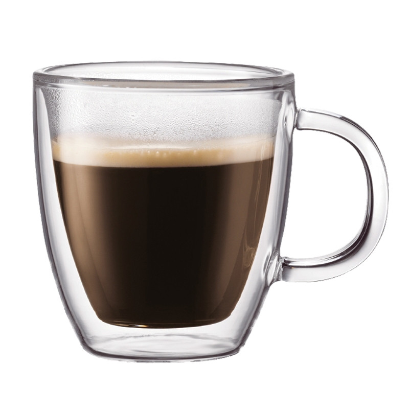 Tasse Bodum : Bistro Verre Double Paroi 15 cl - par 2