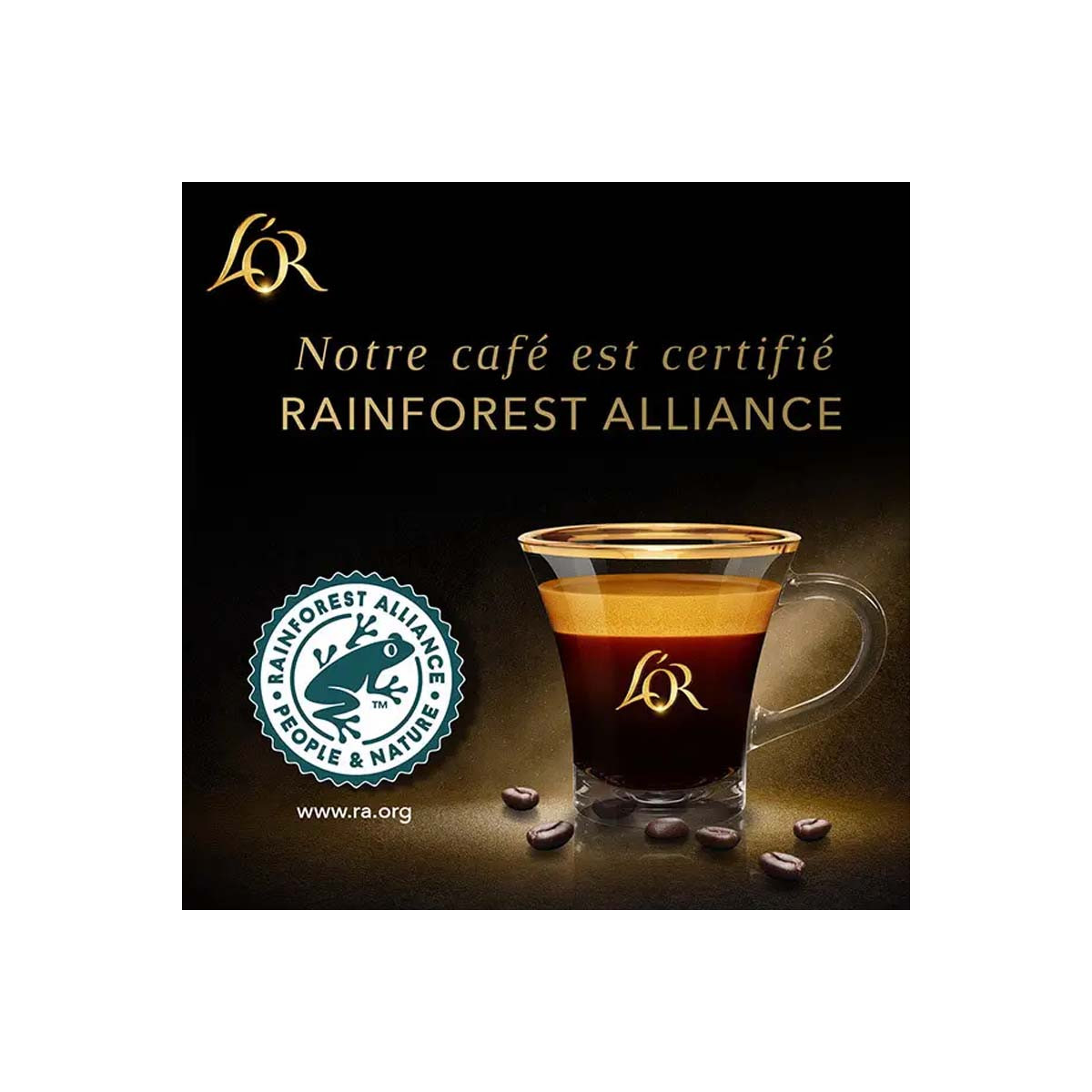 Multicoffee » Capsulas Compatibles Nespresso® L'or® Fortíssimo 10 unid.