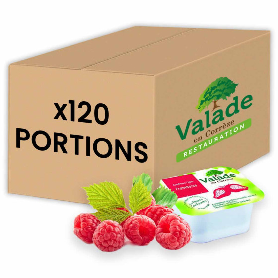 Confiture Valade Framboise 30 gr - 120 barquettes