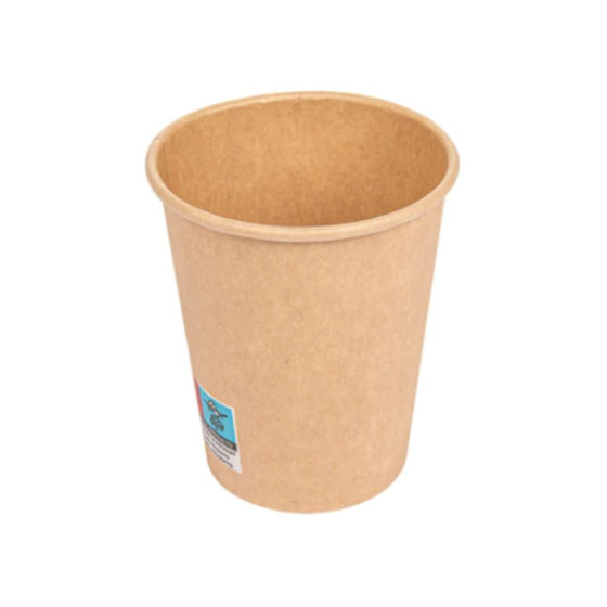 Gobelet à café en carton 15 cl Kraft - 100 gobelets
