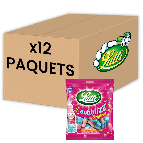 Bonbon Lutti Bubblizz 100 gr - Carton de 12 paquets