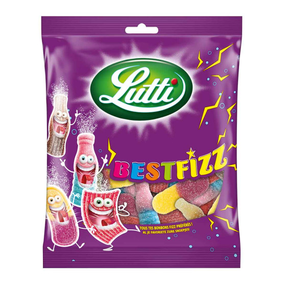 Bonbon Lutti Best Fizz 100 gr - Carton de 12 paquets