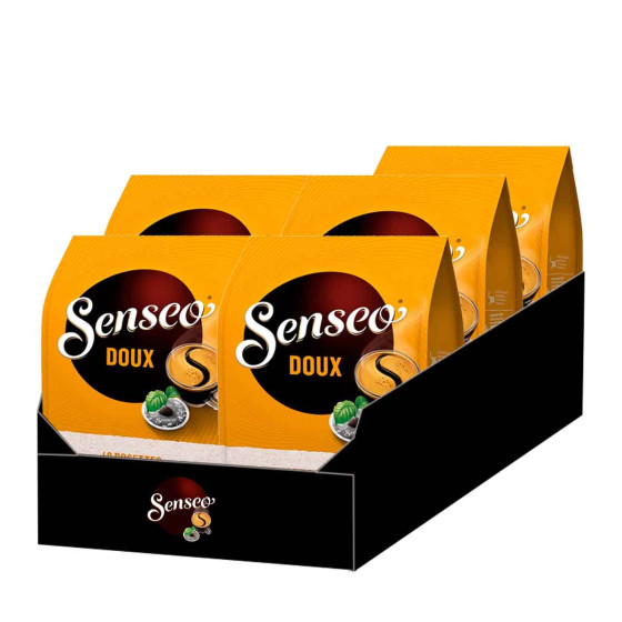 Dosette Senseo Café Doux - 5 paquets - 200 dosettes compostables