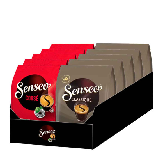 Dosette Senseo Café Corsé et Classique - 10 paquets - 400 dosettes