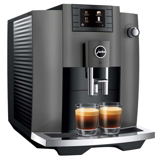 Machine à café en grains Jura E6 Dark Inox EC