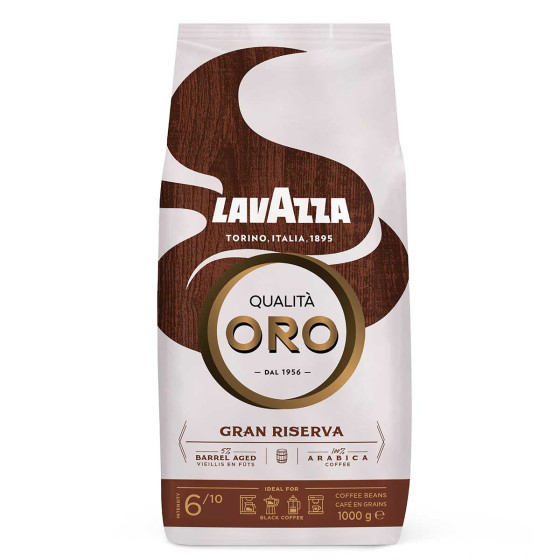 Café en Grains Lavazza Qualita Oro Gran Riserva - 12 paquets - 12 Kg