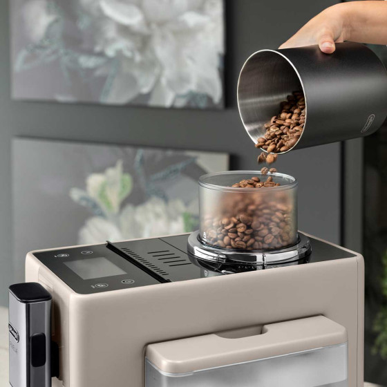 Machine à café en grains Delonghi Rivelia FEB 4435.BG Beige Sable + 94€ de CADEAUX EXCLUSIFS