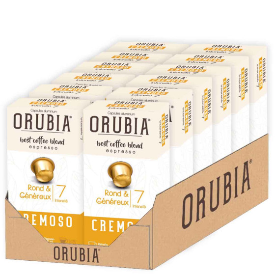 Capsule Nespresso Compatible Café Orubia Cremoso - 120 capsules