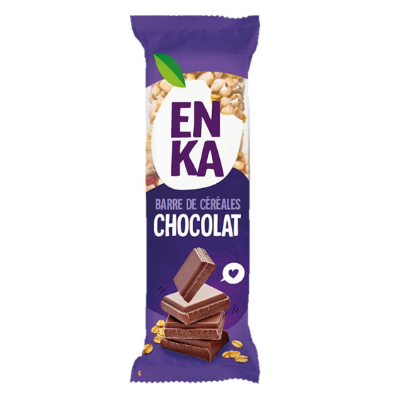Barre de Céréales Enka Chocolat - Carton de 66 barres