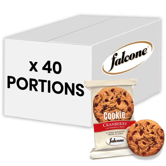 Maxi Cookie Cranberry Falcone - Carton de 40 cookies