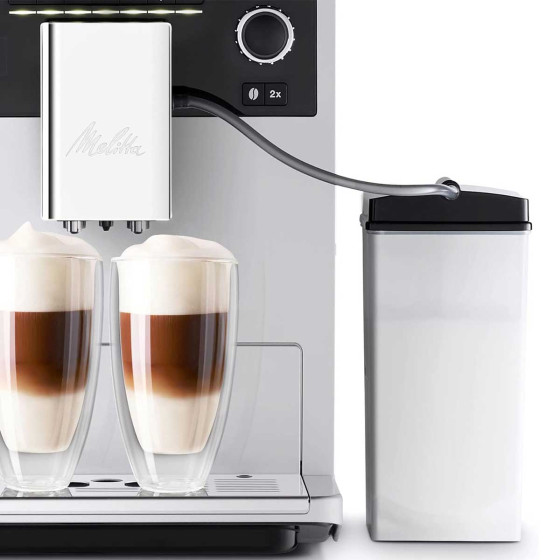 Machine à café en grains Melitta CI® E970-101 Argent + 94€ de CADEAUX EXCLUSIFS