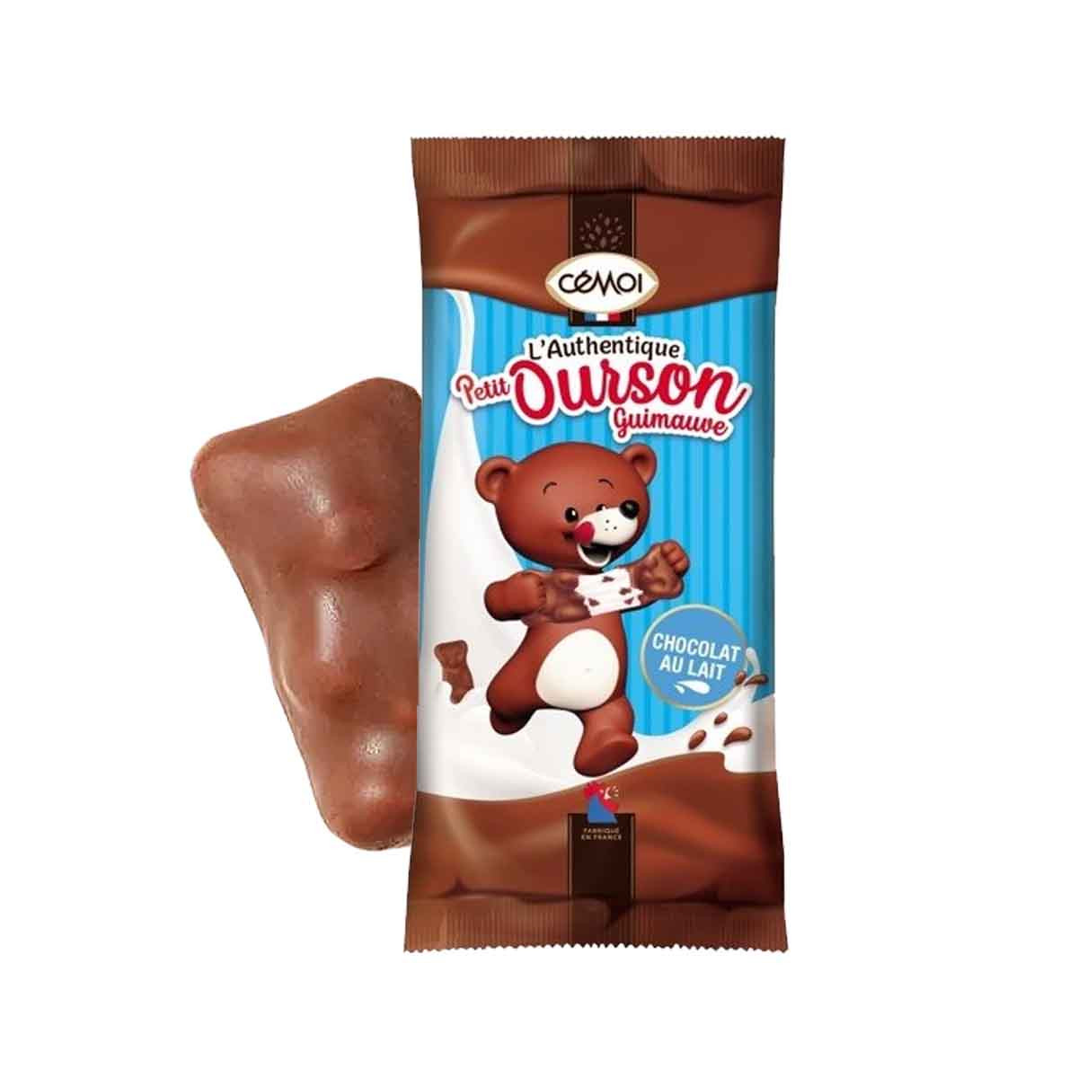 CEMOI Petit Ourson guimauve chocolat au lait 250g pas cher 