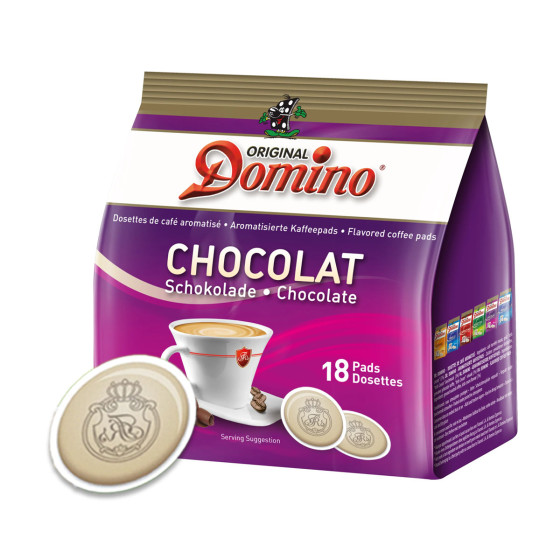 Dosettes Senseo® compatibles Domino Café Choco  - 18 dosettes