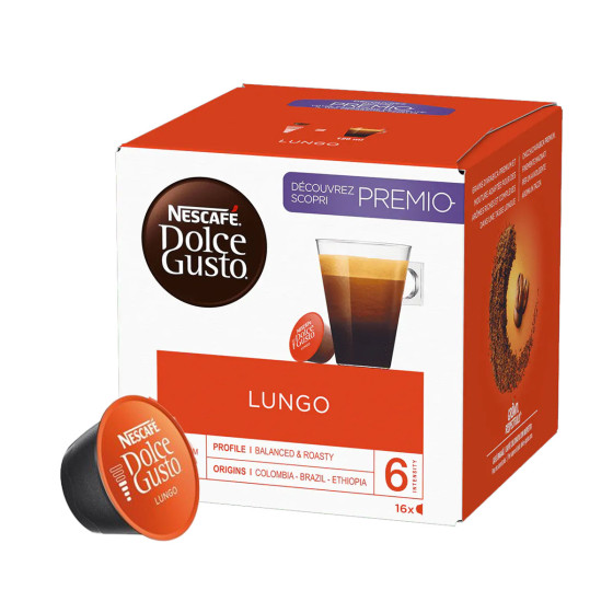 Capsules Nescafé Dolce Gusto Café Lungo - 16 capsules