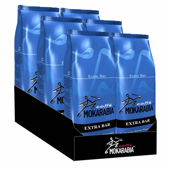 Café en Grains Mokarabia Extra Bar - 6 paquets - 6 Kg