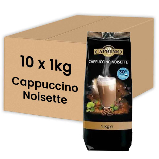 Cappuccino Noisette Caprimo 30% Less Sugar - 10 paquets - 10 Kg