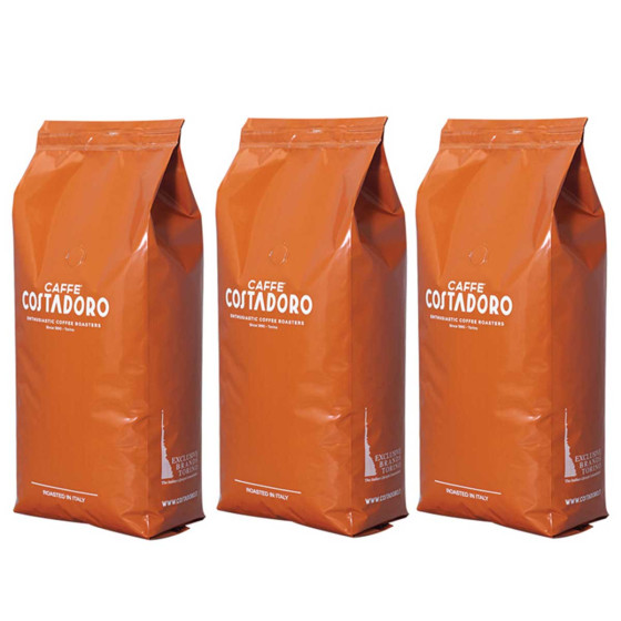 Café en Grains Costadoro Easy Coffee Deciso - 3 paquets - 3 Kg