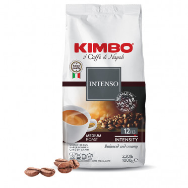 Café en Grains Kimbo Intenso - 3 paquets - 3 Kg