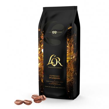 Café en Grains Bio L'Or Professional Espresso Splendide - 3 paquets - 3 Kg