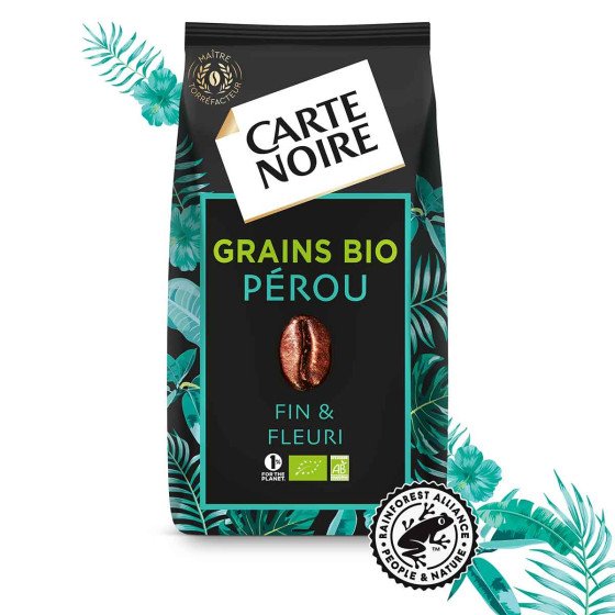 Café en Grains Bio Carte Noire Pérou - 3 paquets - 1,5 Kg
