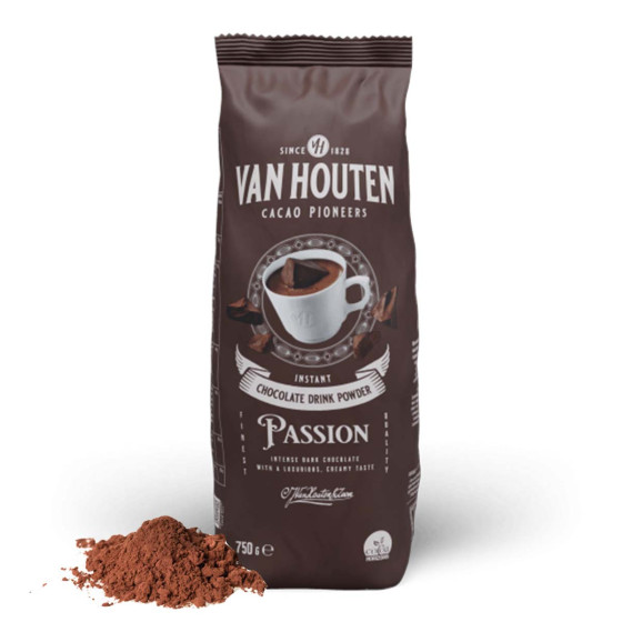 Chocolat Chaud Van Houten VH Passion Cacao 33% - 4 paquets - 3 Kg