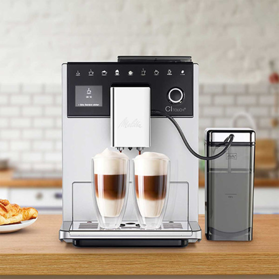 Machine à café en grains Melitta CI Touch ® F630-101 Argent