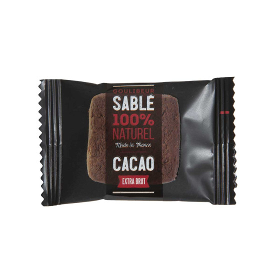 Petit Sablé Cacao Biscuit Goulibeur - Carton de 170 sablés emballés individuellement