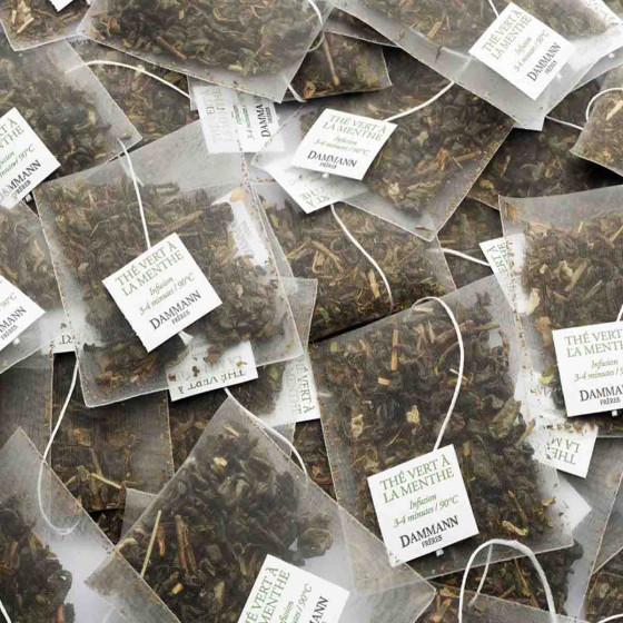 Thé Vert aromatisé Dammann Frères Green Mint - 24 sachets enveloppés