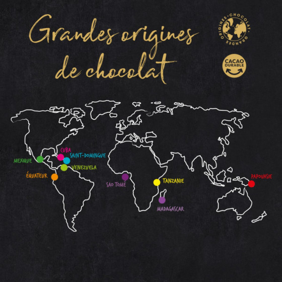 Chocolat Voisin Napolitains en vrac - Issus de 6 grandes origines - 1 Kg