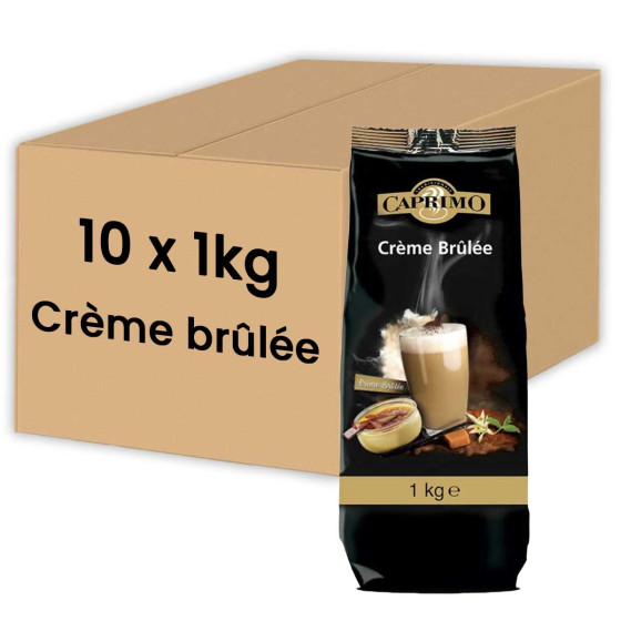 Boisson Gourmande Caprimo Crème Brûlée - 10 paquets - 10 Kg