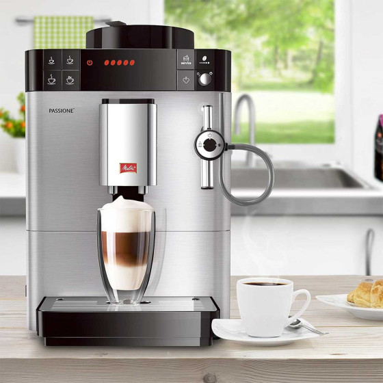 Machine à café en grains Melitta Caffeo Passione F540-100 Inox