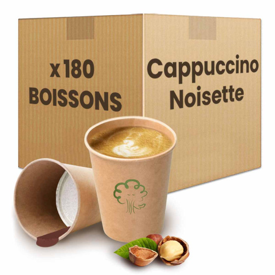 Gobelet Pré-dosé Cappuccino Noisette - 180 Boissons