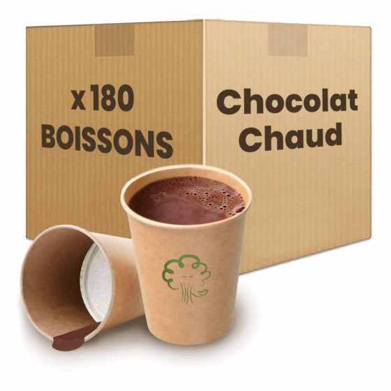 Gobelet Pré-dosé Royalcao Chocolat Chaud Lacté - 180 boissons