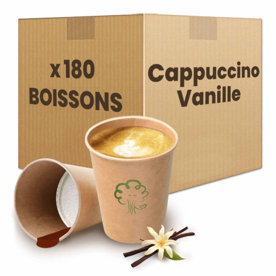 Gobelet Pré-dosé Cappuccino Vanille - 180 boissons