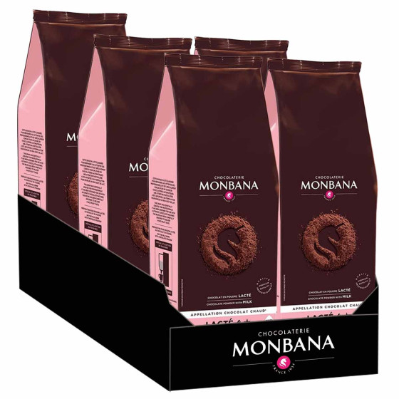 Chocolat Chaud Monbana Lacté 4 Etoiles - 5 paquets - 5 Kg
