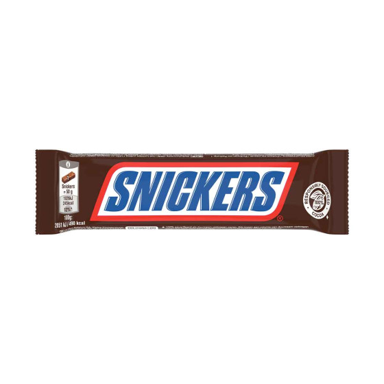 Barre Snickers chocolat et caramel - Boite de 40 Snickers