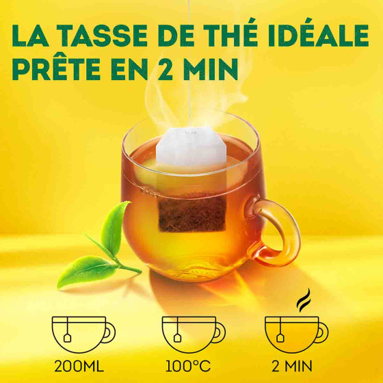 Coffret de Thé Noir Lipton Yellow Label Tea - 100 sachets