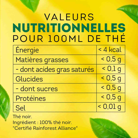 Coffret de Thé Noir Lipton Yellow Label Tea - 100 sachets
