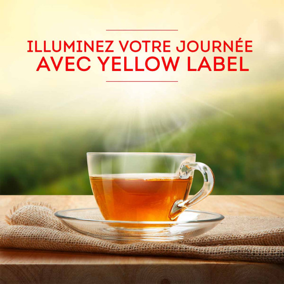 Coffret de Thé Noir Lipton Yellow Label Tea - 6 coffrets - 600 sachets