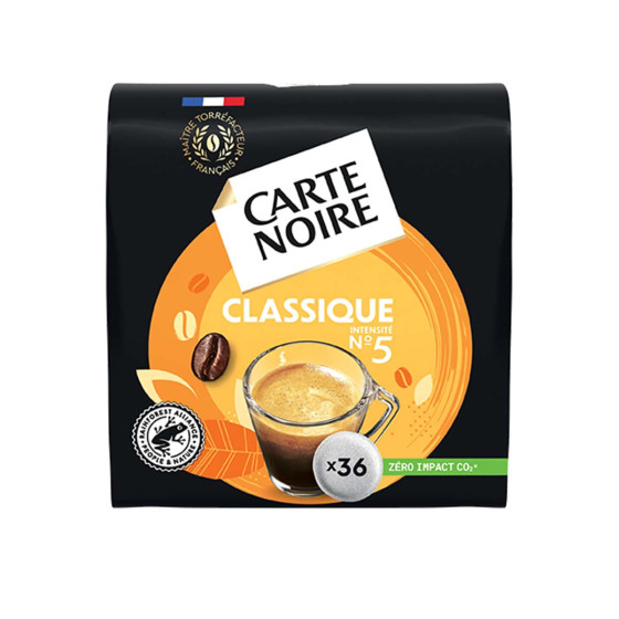 Dosette Senseo compatible Café Carte Noire n°5 Classique - 10 paquets - 360 dosettes