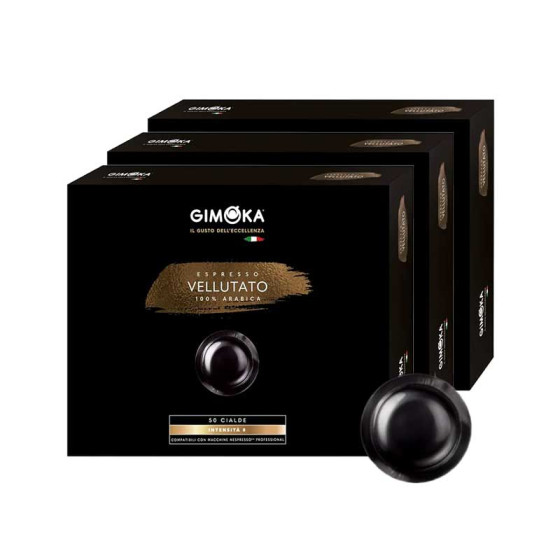 GIMOKA Capsule Nespresso Pro Compatible  Vellutato - 3 boites - 150 capsules 